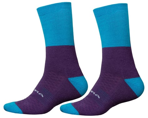 Endura BaaBaa Merino Winter Socks (Electric Blue) (S/M)
